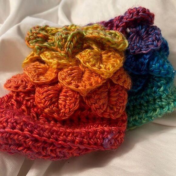 Mermaid dragon scale baby booties size 1 NEW shoes photos shoot boots handmade - Picture 4 of 12